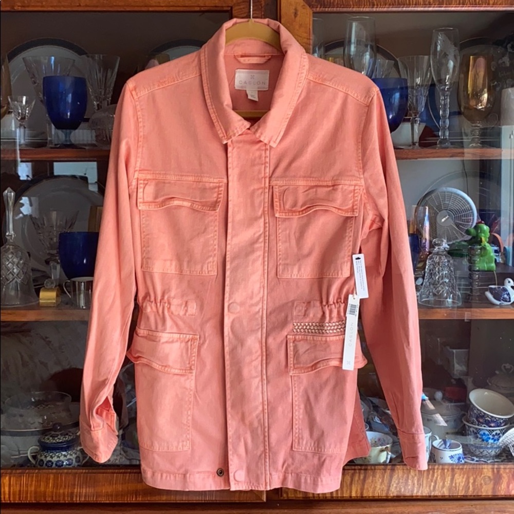 Coral Clay colored jacket by CASLON.